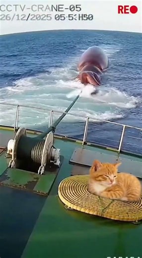 Open Sea Massive Marine Log - Giant Pelagic Squid-like Cephalopod (absurdly huge)