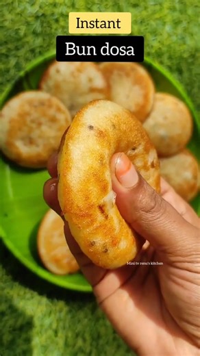 Instant Bun Dosa with Upma Rava in 10 Minutes 😍 | Crispy & Soft Breakfast Recipe