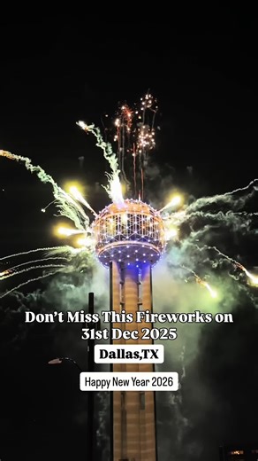 Celebrate New Year’s Eve 2025 in Dallas with Fireworks