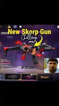Only New Skorp Gun Challenge In Free Fire😱🔥 #anujbhaiyt #freefire #ffshorts