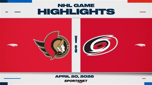 NHL Game 2 Highlights | Senators vs. Hurricanes - April 20, 2026