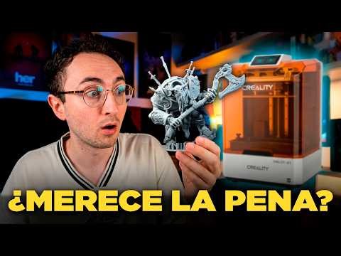 Lo que NADIE te cuenta de imprimir en resina | CREALITY HALOT-X1