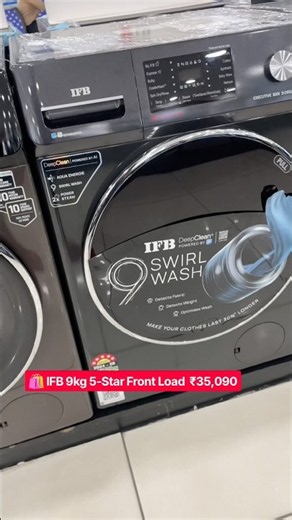 🔥 IFB 9kg 5-Star Front Load Washing Machine | Steam Refresh & AI Technology