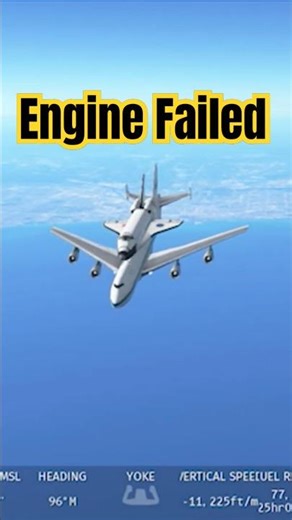 Infinite Flight Boeing 747 Space Shuttle Carrier E2 #shorts #gameplay #gaming