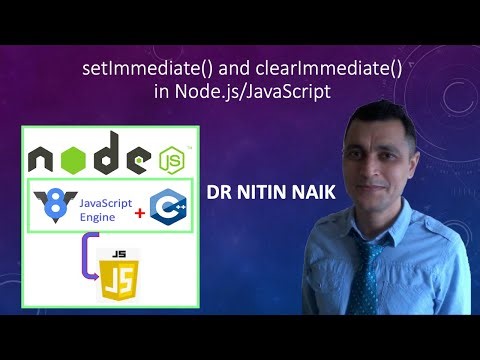 12. setImmediate() and clearImmediate() in Node.js/JavaScript