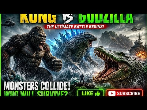 🔥 KING KONG vs GODZILLA: The Battle That Will Destroy Everything!