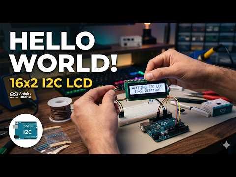 Arduino LCD I2C Hello World | 16x2 LCD Display for Beginners