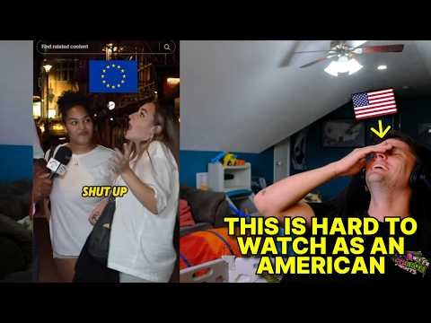American reacts: When Europeans Destroy Clueless Americans...
