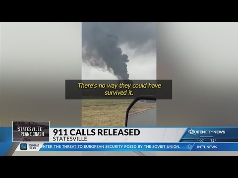 911 calls released in deadly Statesville plane crash