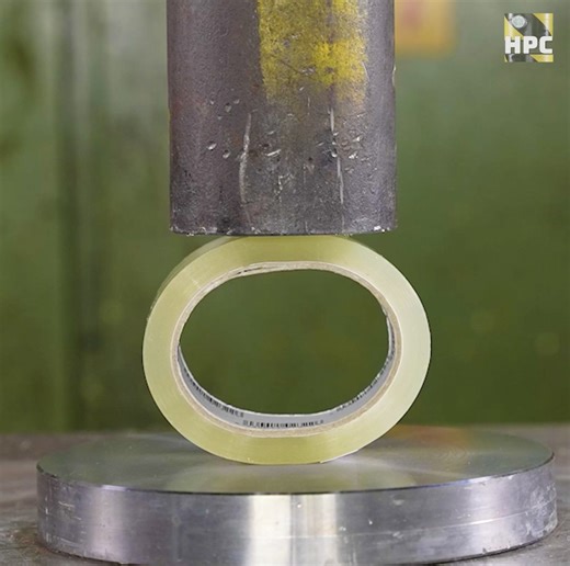 Hydraulic Press vs. DUCT TAPE #crush #satisfying #asmr | Hydraulic press channel