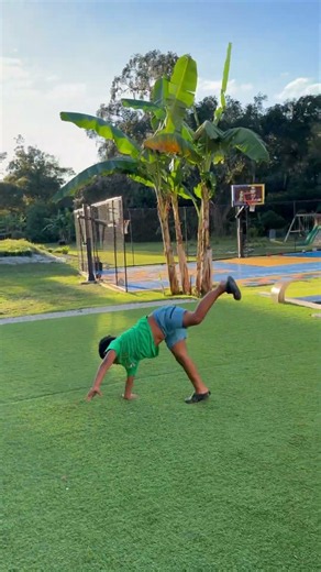 Mom catches kids outside doing this #shorts
