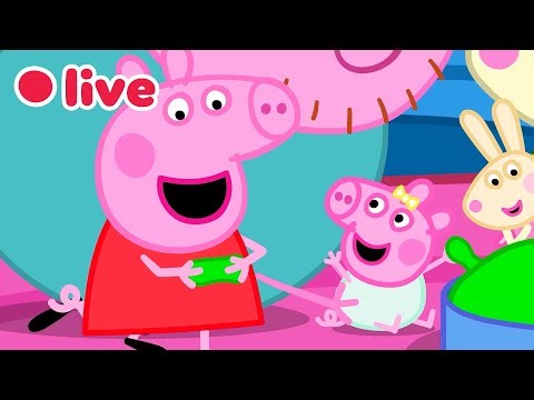 🔴 Peppa Wutz LIVE! BABY EVIE Episoden 🍼 Die Besten Momente von Evie 🥹 Cartoons für Kinder