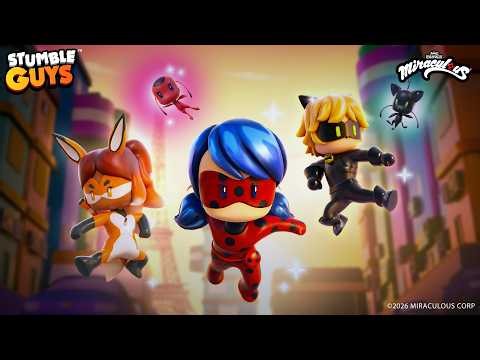 🐞 Miraculous Ladybug x @StumbleGuys 🐾 | Official Trailer | Join the party, Play Now! 🎮