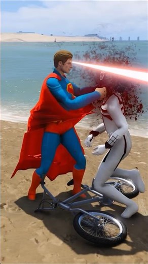 HULKPUNISHER REVENGE FROM SUPERMAN #gta #hulk #GOLDENFIGHTER