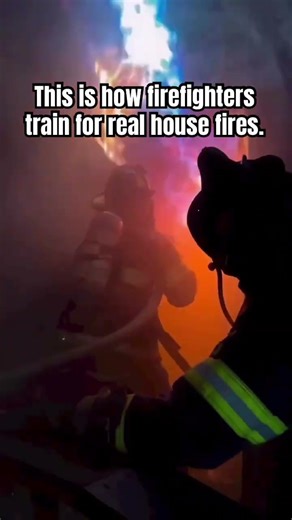 POV: Firefighters Training Inside a Real House Fire 🔥
