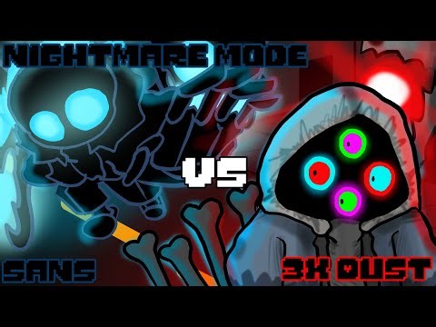 NightmareMode!Sans |VS| ObsessedMonster!Sans [FULL]