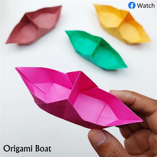 Watch How to Make Easy Paper Boat Making at Home. Easy Origami Paper Boat Making Instructions Step by Step. DIY Handmade Paper Toys for Kids. | Creative Art & Craft Ideas