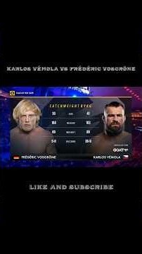 Karlos Vemola vs Frederic Vosgrone | OKTAGON 94 #oktagon #mma #oktagonmma #shorts