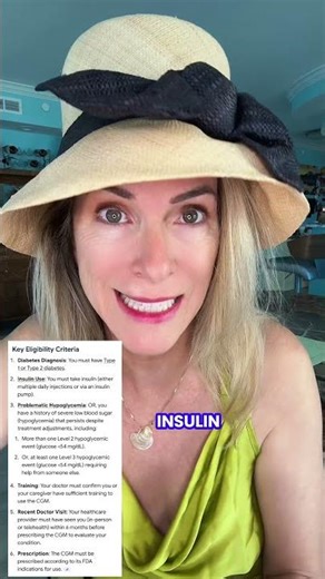 To get a continuous glucose monitor on a Medicare advantage plan you have to work with that