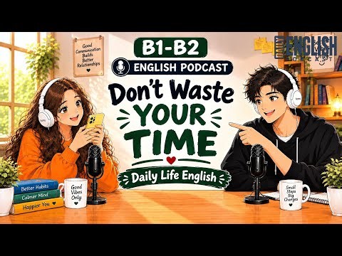 Stop Wasting Your Time and Start Taking Control | Easy English podcast | B1-B2 Listening practice