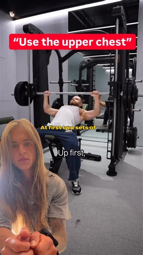 Darian Deeker on Instagram: "Upper chest vs mid chest The workout itself was good and there’s nothing wrong per say with flaring the elbows but it’s not for the upper chest and he did follow with a pec fly which is the same arm path he used for press so it would make sense for him to have tucked the elbows more and focus on targeting more of the upper chest. @jeffnippard @ruff_diesel @hunterlabrada"