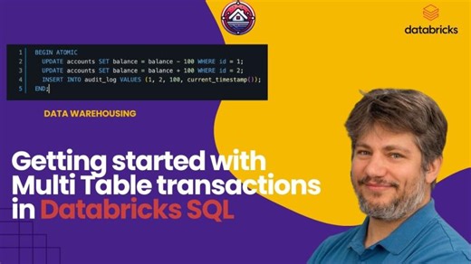 Getting started with multi table transactions in Databricks SQL | Youssef Mrini