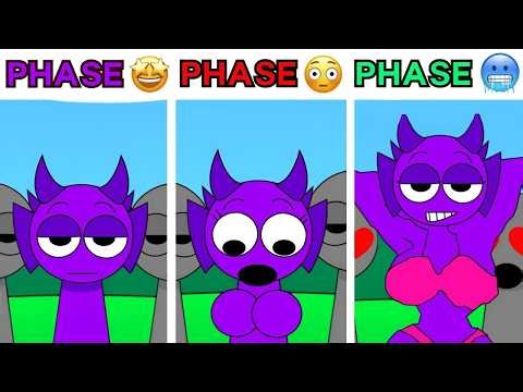 All Phases of NEW Human VINERIA in New SUS Incredibox Sprunki Retake : From Phase 1 to Phase ???