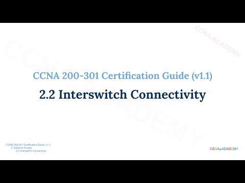 CCNA 200-301 Certification Guide 2.2 Interswitch Connectivity