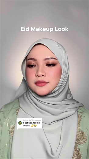 Raya Makeup Tutorial for Green Theme | Eid 2023