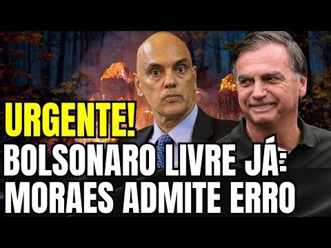BOLSONARO FREEEE - MORAES ADMITS ERROR AND BACKTRACKS - LULA IS FURIOUS AND OUTRAGED HE WAS DISCA...