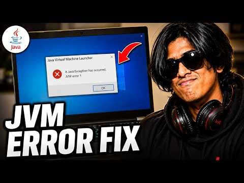 Fix "Java Virtual Machine Launcher" Error - Tutorial