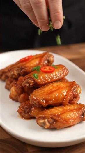 🍗 The Secret to Perfectly Crispy Wings#shorts#easyrecipe #quick recipe#foodshorts#snacks