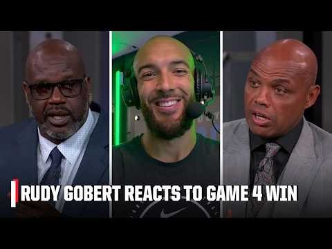 Rudy Gobert on guarding Nikola Jokic & Ayo Dosunmu's performance in Game 4 | Inside the NBA