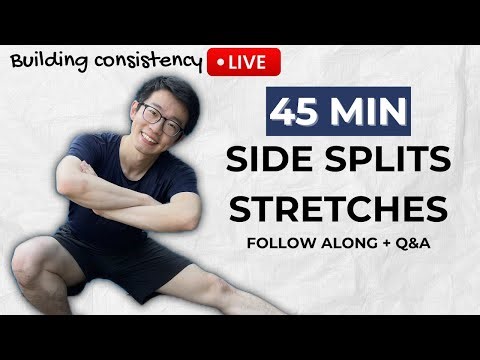 Lower Body Mobility and Middle Splits LIVE Stretching Session (No Equipment)