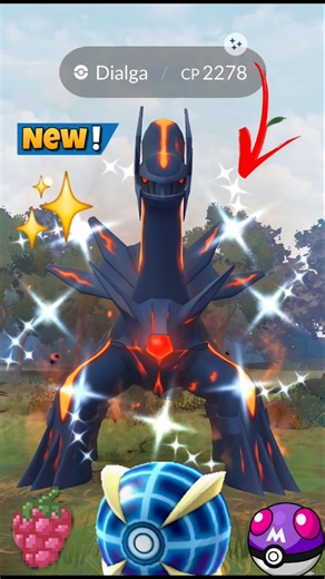 First Ever✨️Shiny Dialga Raid in Pokemon Go