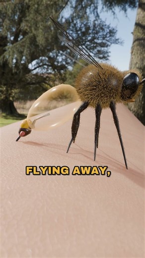 Why Honeybees Can Only Sting You Once
