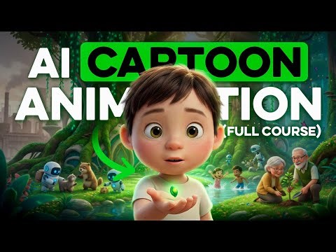 How to Make Animated Cartoon videos with AI (Full Course)