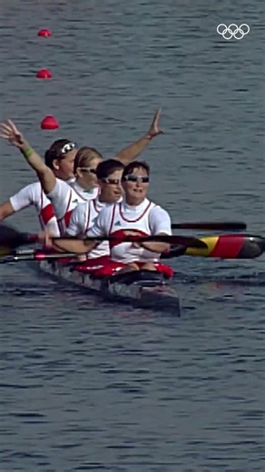 Birgit Fischer, the only female Olympian to have won eight gold medals in kayaking. #Olympics