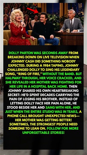 Johnny Cash Challenged Dolly Parton to Sing “Ring of Fire” LIVE… What Happened Next Left Him SPEECHL