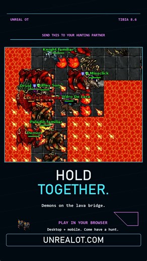 Tibia 8.6 Hits Different With Your Old Hunting Party