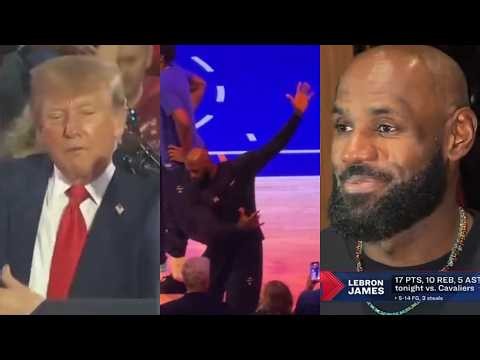 LeBron responds to Donald Trump calling him a disgrace for golf swing during National Anthem