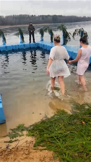 part701#Ice#Water🌊Challenge😱Can They Handle This👙Freezing DipWould You Dare#IceBath#Challenge inReal