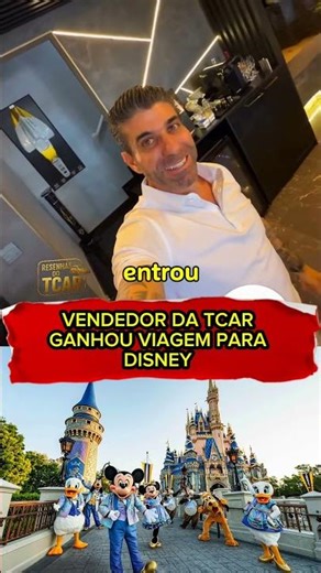 TCAR REVELA QUEM FOI O VENDEDOR QUE MAIS VENDEU CARROS E GANHOU VIAGEM PARA DISNEY #tcar #disney