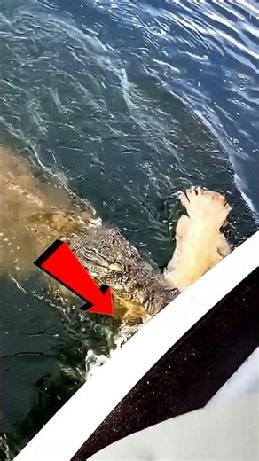Wild Crocodile Steals Fisherman’s Catch #crocodile #wildlife #fishing #sea #nature