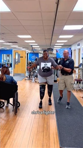 First step after amputation Relearning to walk… one brave step at a time artificial limb 🦵 #ilimb