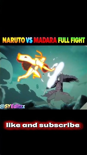 Naruto vs madara full fight💀 #madara #naruto #anime