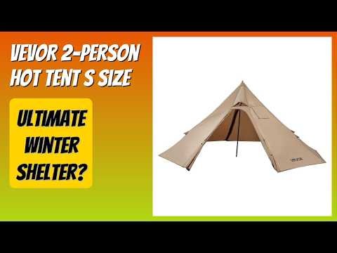 REVIEW (2026): VEVOR 2-Person Hot Tent S Size. Features