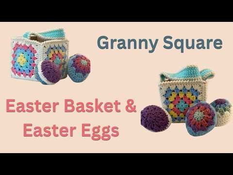 Granny Square Lovers! Check out this super cute Granny Square Project Idea for Easter!