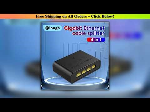 Elough 5-port Gigabit Network Switch Ethernet RJ45 Network Port Network Cable Connection Switch