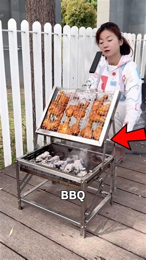 This BBQ Grill Rotates the Food So You Don’t Have To!